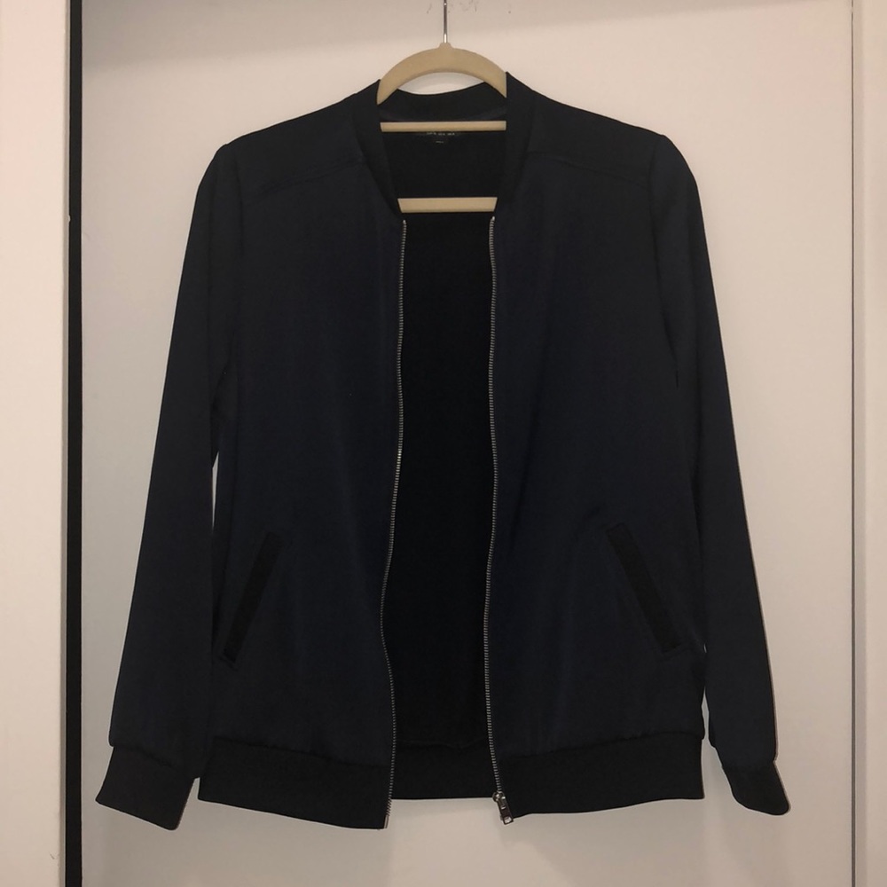 Navy Bomber Jacket
